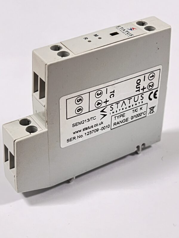 Status Instruments SEM213TC Rail Mounted Loop Powered Temperature Transmitter