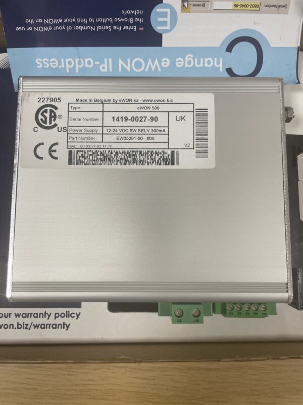 Ewon 500 Industrail Remote Connectivity Router