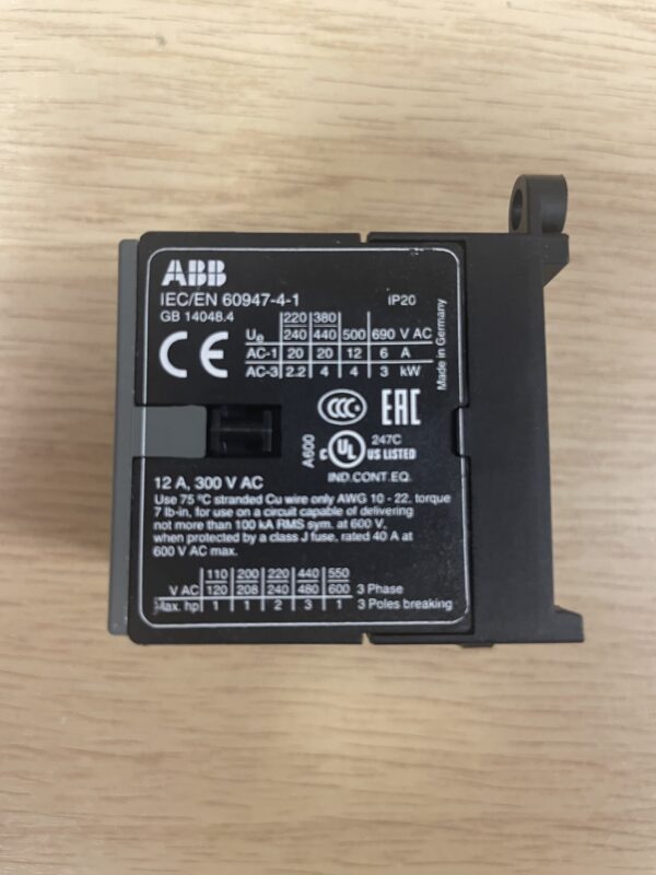 ABB Mini Contactor Part: B6S-30-01-1.7