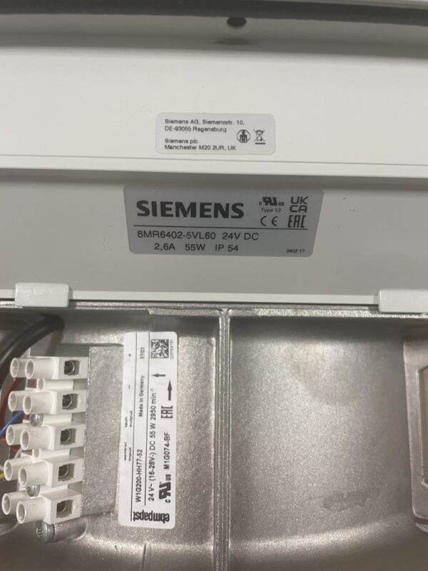 Siemens Roof-Mounted Fan 8MR6402-5VL60