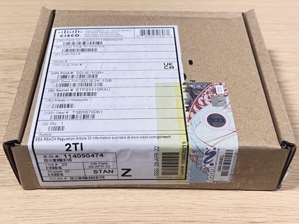 Cisco SD-IE-1GB 1 GB SD Memory Card for IE2000 / IE3010