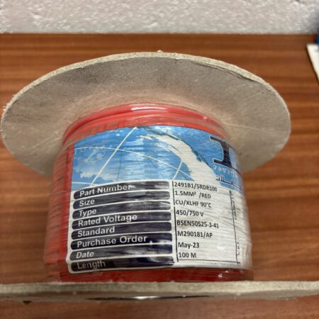 1.5sqmm Wire LS0H Red 2491B1 100m