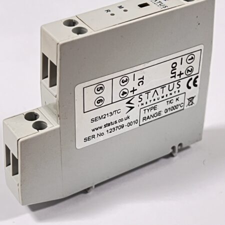 Status Instruments SEM213TC Rail Mounted Loop Powered Temperature Transmitter