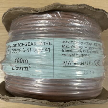 2.5mm2 2491B LSZH Brown Wire 100m