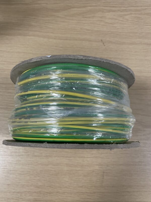 2.5mm2 TEXILINE HF90 LSZH SINGLE CORE GREEN/YELLOW WIRE
