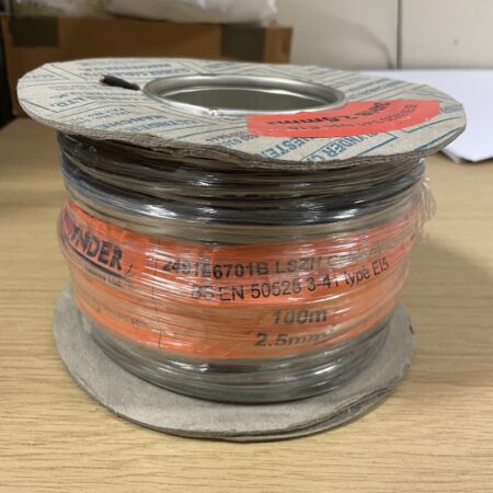 2.5mm2 2491B LSZH Red Wire 100m - Low Smoke, Halogen-Free