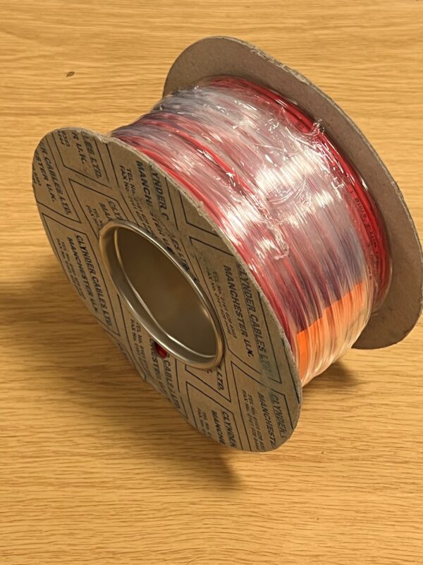 1.5mm2 2491B LSZH Red Wire 100m - Low Smoke, Halogen-Free