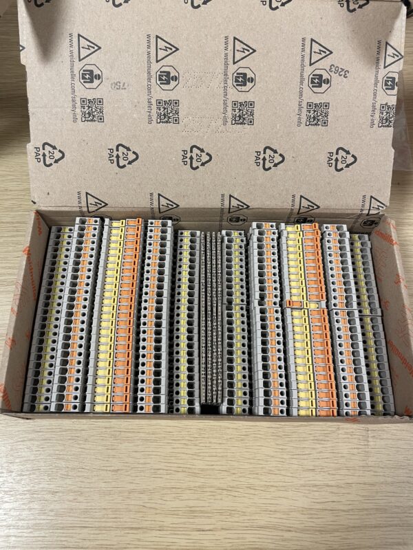 2744110000 Weidmuller Terminal Push-In (Box of 50)