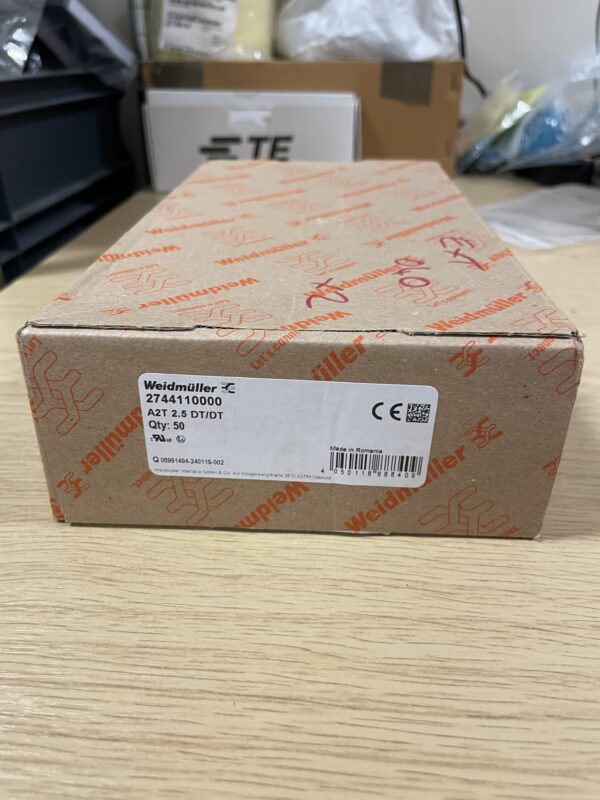 2744110000 Weidmuller Terminal Push-In (Box of 50)