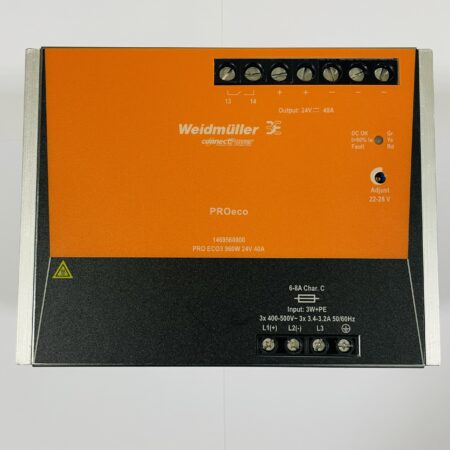 Weidmuller 1469560000 Pro Eco3 960W 24V 40A Power Supply – New in Box, Ready to Ship
