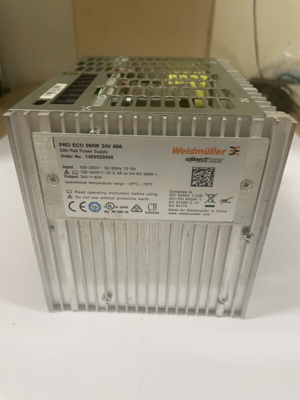 Weidmuller 1469520000 Pro Eco 960W 24V 40A Power Supply
