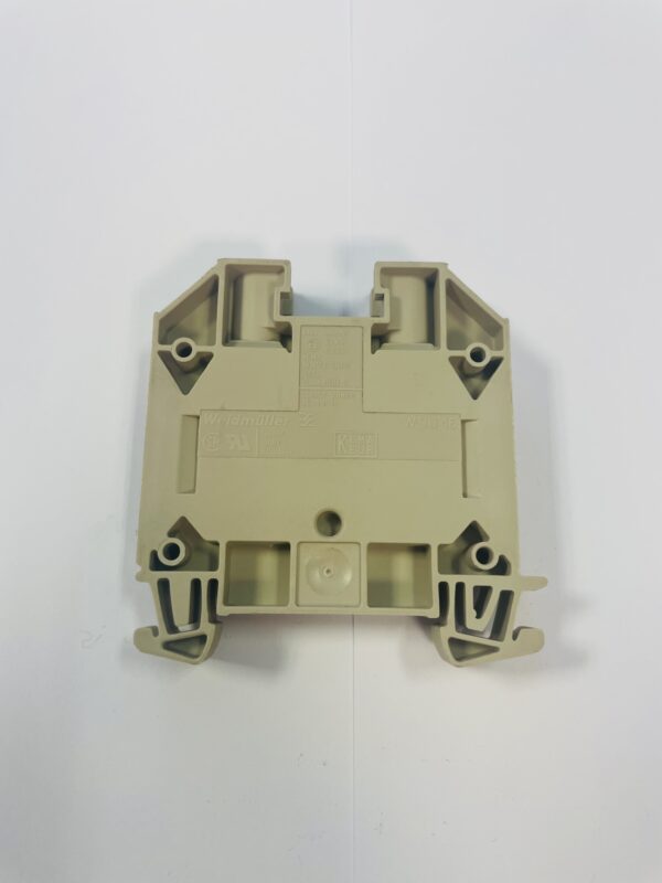 Weidmuller 1020400000 WDU 16 Feed-Through Terminal (Dark Beige/Brown), 16 mm², Screw Connection., Pack of 10