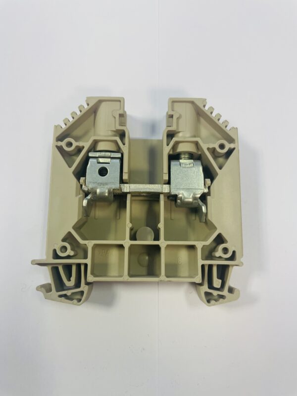 Weidmuller 1020400000 WDU 16 Feed-Through Terminal (Dark Beige/Brown), 16 mm², Screw Connection., Pack of 10