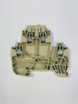 Weidmuller 1247290000 WDK 2.5 Test-Disconnect Terminal Block, 2.5mm², Double Level, Beige – Pack of 10