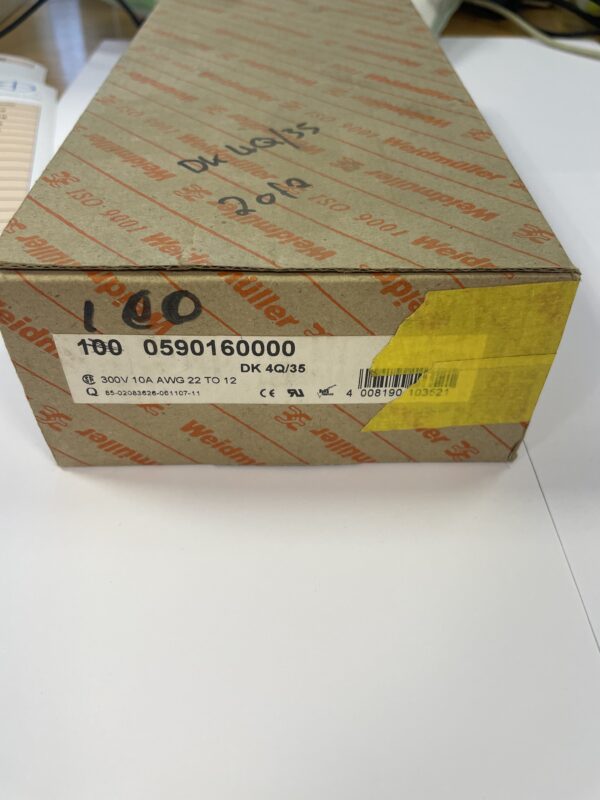 Weidmuller 0590160000 SAK Terminal – 4mm², 32A, Double-Level, Screw Termination (box of 100)