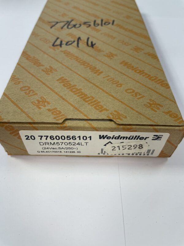 Weidmuller 7760056101 Panel Mount Relay Module – Box of 20