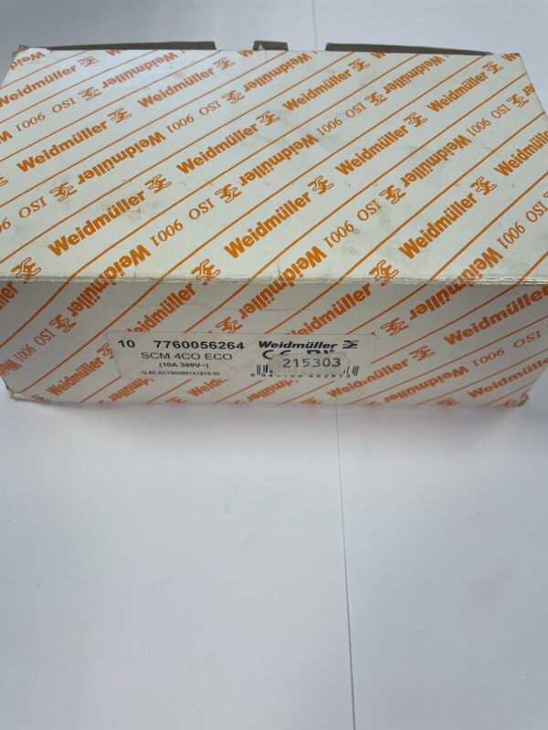 Weidmuller 7760056264 Relay Base, 14-Pin, 10A SCM 4CO ECO Series – Box of 10