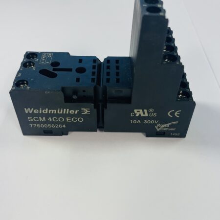 Weidmuller 7760056264 Relay Base, 14-Pin, 10A SCM 4CO ECO Series – Box of 10