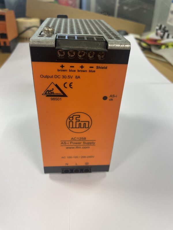 IFM AC1258 AS-Interface Power Supply Output DC 30.5V 8A