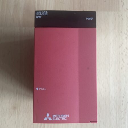 Mitsubishi Q61P MELSEC-Q PLC Power Supply – 100–240 VAC In, 5 V DC 6 A + 24 V DC 0.5 A (Used)