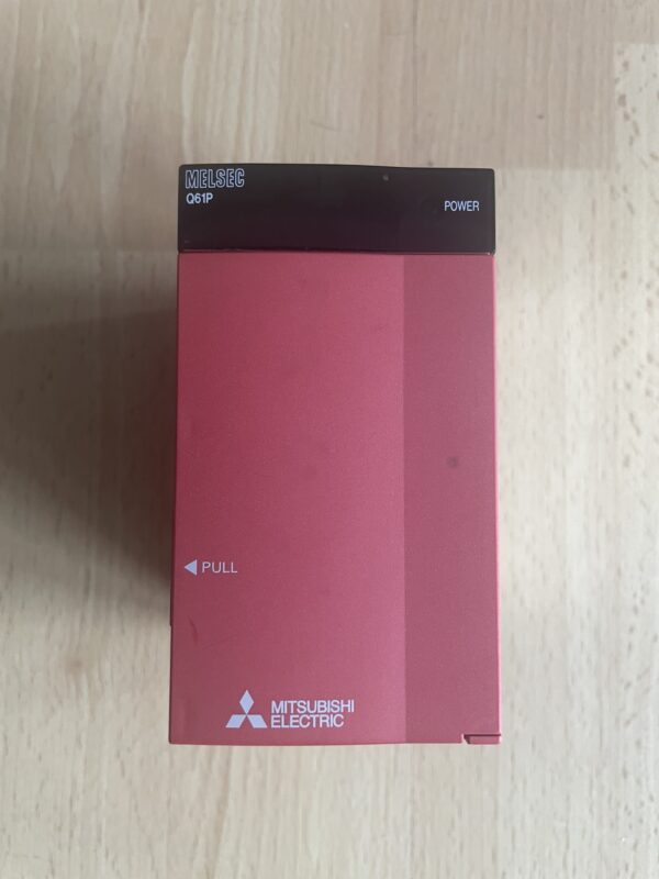 Mitsubishi Q61P MELSEC-Q PLC Power Supply – 100–240 VAC In, 5 V DC 6 A + 24 V DC 0.5 A (Used)