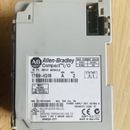 Allen-Bradley 1769-IQ16 Compact I/O Digital Input Module – 16× 24 V DC, Sink/Source (Used)