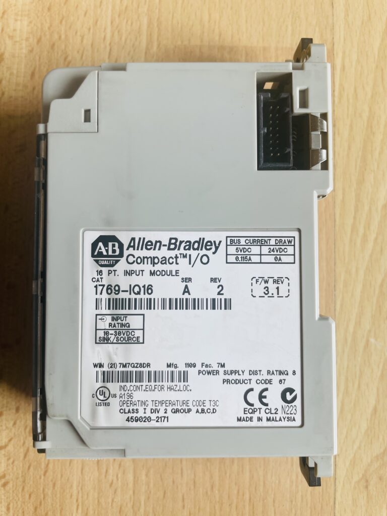 Allen-Bradley 1769-IQ16 Compact I/O Digital Input Module – 16× 24 V DC ...