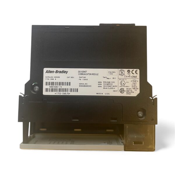 Allen-Bradley 1756-DNB ControlLogix DeviceNet Scanner – 1-Channel, 125/250/500 kbps (Used)