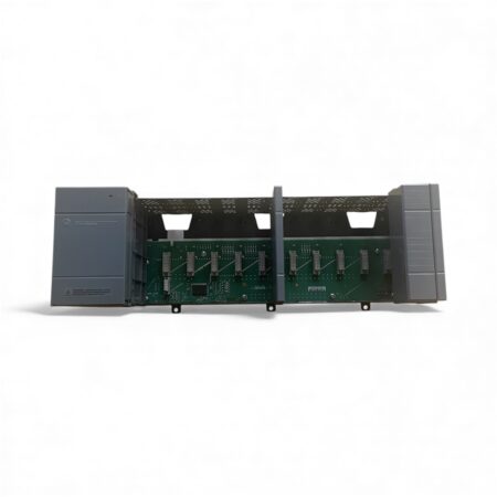 Allen-Bradley 1746-A10 10-Slot Chassis + 1746-P2 Power Supply (SLC 500) – 120/240 VAC, 5 V 5 A / 24 V 0.96 A (Used)
