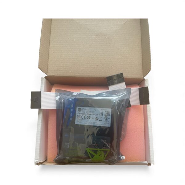 Allen-Bradley 20-COMM-ER Dual-Port EtherNet/IP Adapter – For PowerFlex/SMC, DLR Support (New in Original Packaging, Open Box)