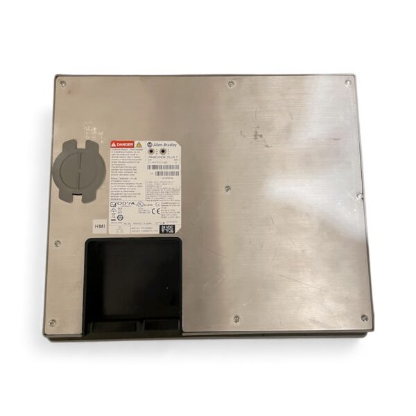 Allen-Bradley 2711P-T10C21D8S PanelView Plus 7 HMI – Used, Boots (Display Fault: Solid Blue Line)