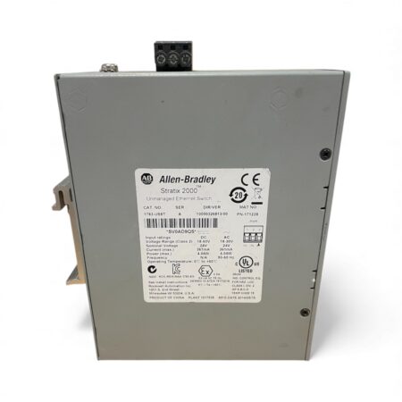 Allen-Bradley 1783-US8T Stratix 2000 Unmanaged Ethernet Switch – 8× 10/100 Mbps RJ45, IP20 (Used)