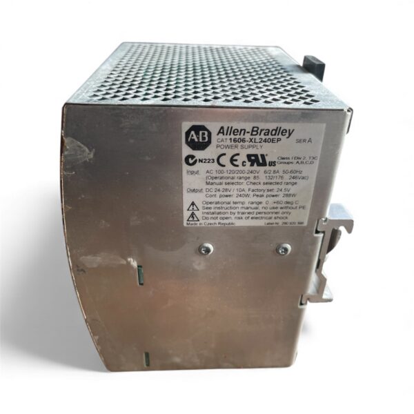 Allen-Bradley 1606-XL240EP DIN Rail Power Supply – 24–28 V DC, 10 A, 240 W (Used)