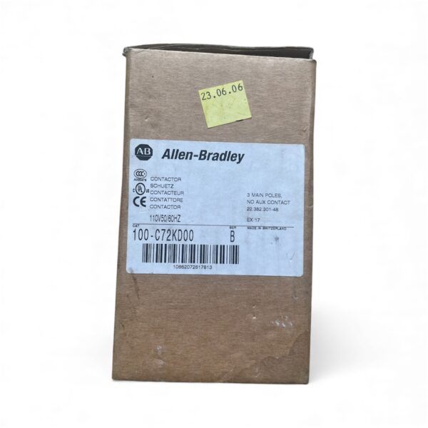 Allen-Bradley 100-C72*00 Contactor – Used, Untested