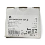 Allen-Bradley 1492-SPM2D010 Miniature Circuit Breaker (MCB), 2-Pole, 10 A, Curve D — Used, Original Packaging