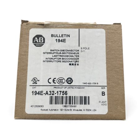 Allen-Bradley 194E-A32-1756 — Used, Original Packaging