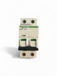 Schneider A9F54204 Acti9 iC60H 2P 4A C Miniature Circuit Breaker -- Used