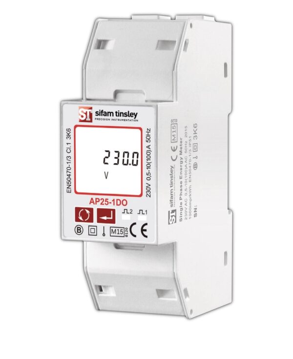 Sifam Tinsleys AP25-1DO Single Phase Energy Meter - New